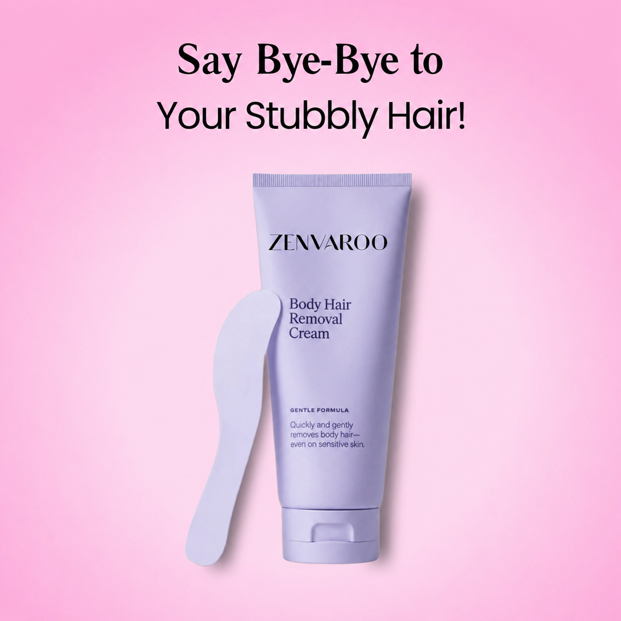 ZENVAROO™ SmoothSkin Hair Removal Cream | Gentle 5-Minute Body Hair Removal