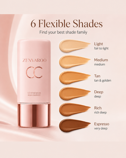 ✨CC Color-Correcting Tinted Serum One drop. Instantly more even-looking skin.