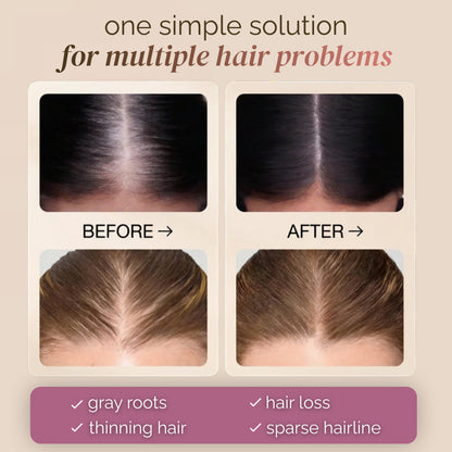 Dab & go hair concealer — Cover Gray Roots & Sparse Areas in Seconds