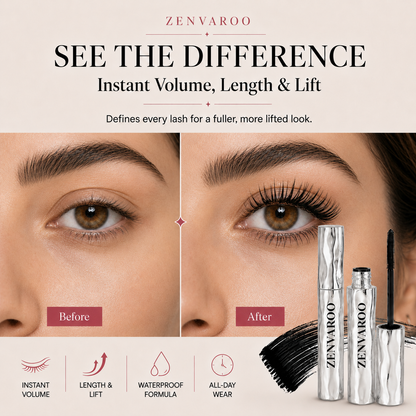 LAST DAY - BUY 1 GET 1 FREE💜Waterproof Curling & Lengthening Mascara