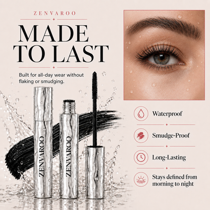 LAST DAY - BUY 1 GET 1 FREE💜Waterproof Curling & Lengthening Mascara