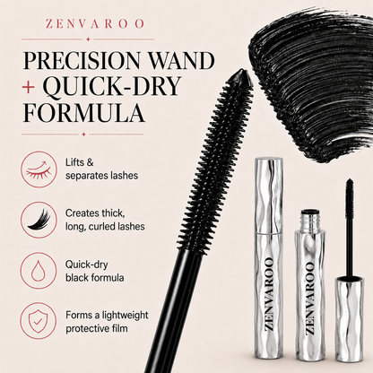 LAST DAY - BUY 1 GET 1 FREE💜Waterproof Curling & Lengthening Mascara