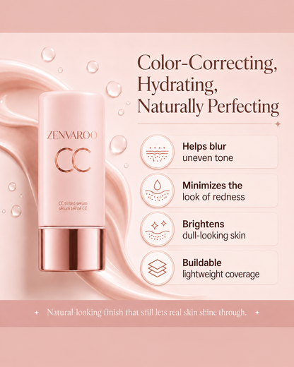 ✨CC Color-Correcting Tinted Serum One drop. Instantly more even-looking skin.