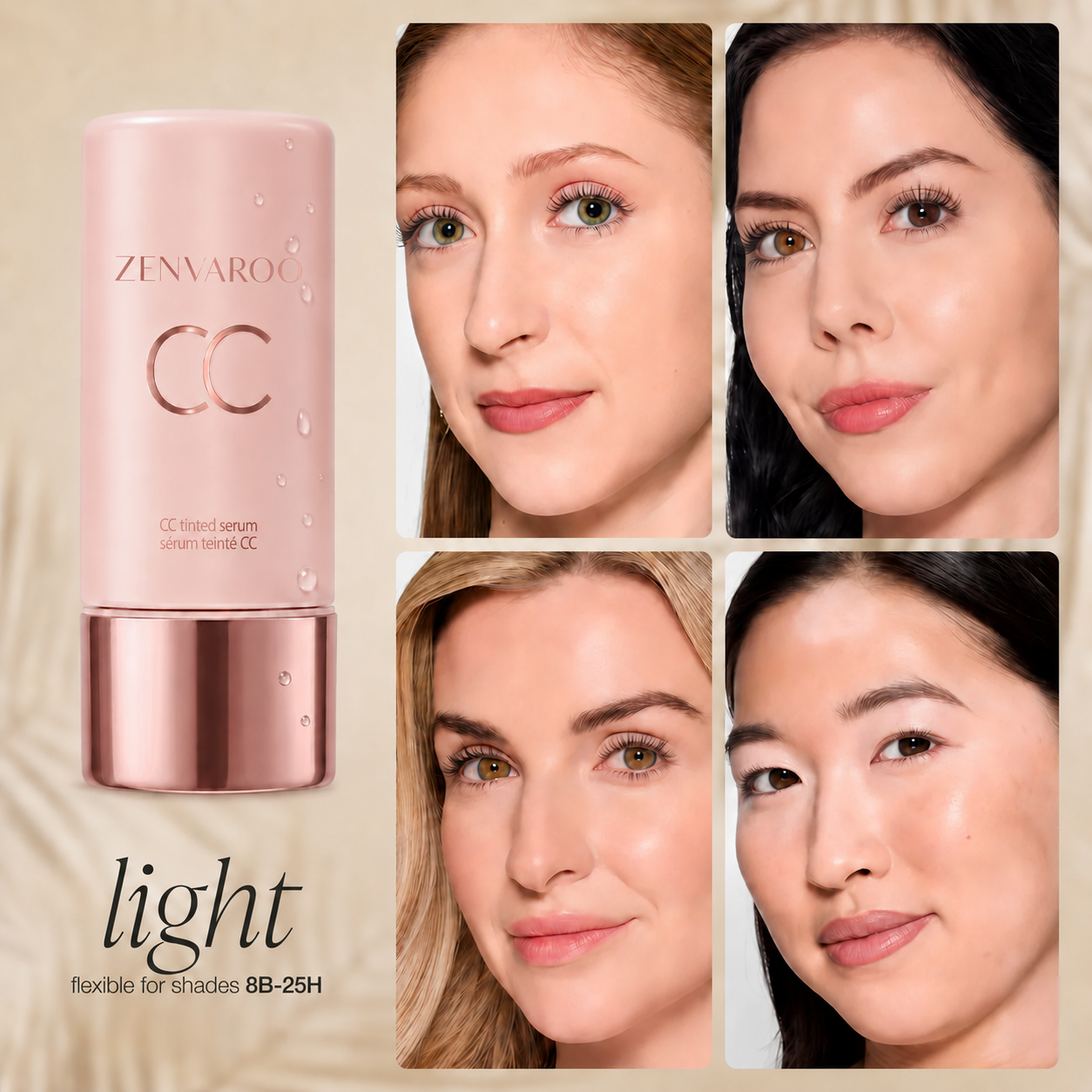 ✨CC Color-Correcting Tinted Serum One drop. Instantly more even-looking skin.