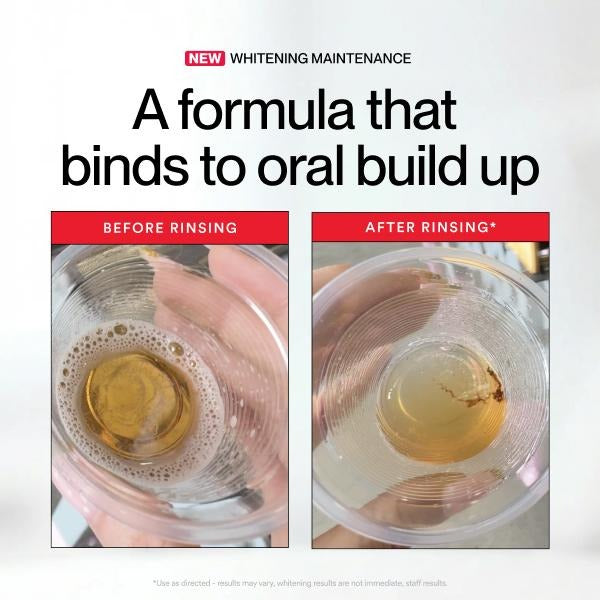 Whitening Mouthwash for White Teeth. Freshens Breath with Essential Oils 237ml