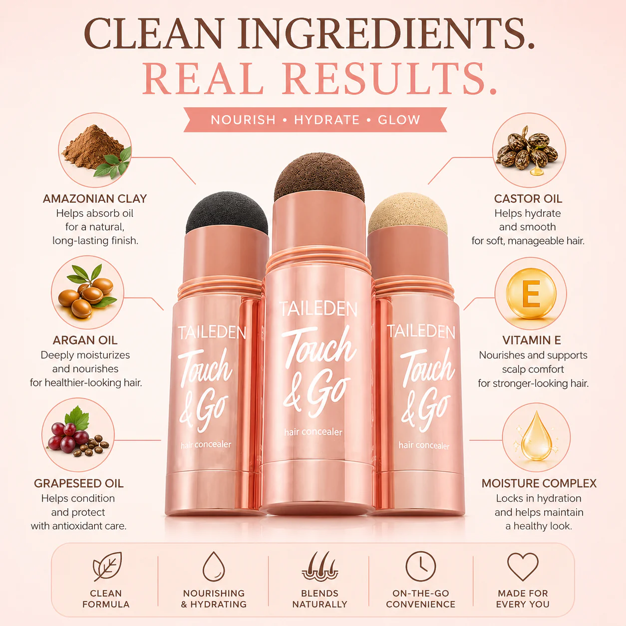 Dab & go hair concealer — Cover Gray Roots & Sparse Areas in Seconds